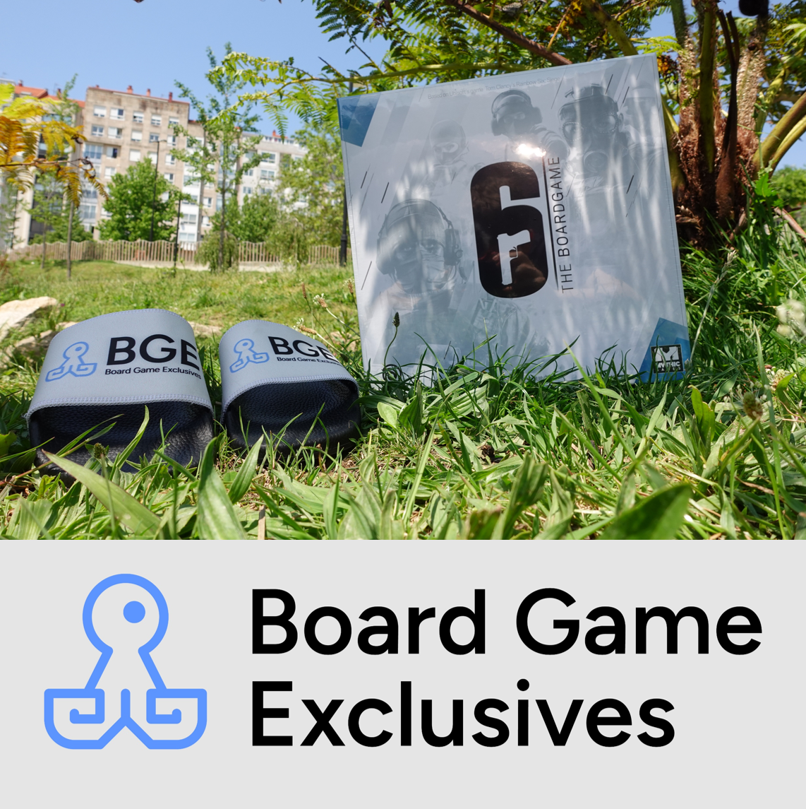 6: Siege - The Board Game Kickstarter Exclusive Deluxe Storage Box Outside in Nature