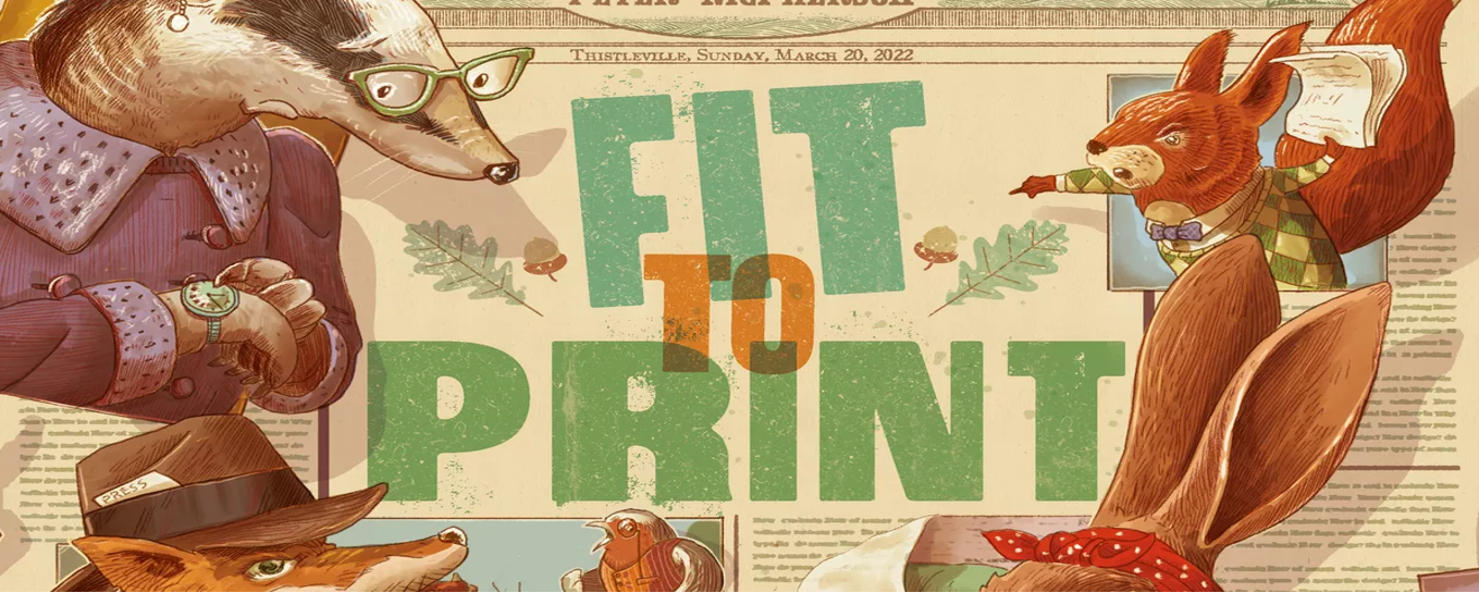 Fit to Print Board Game Collection Banner