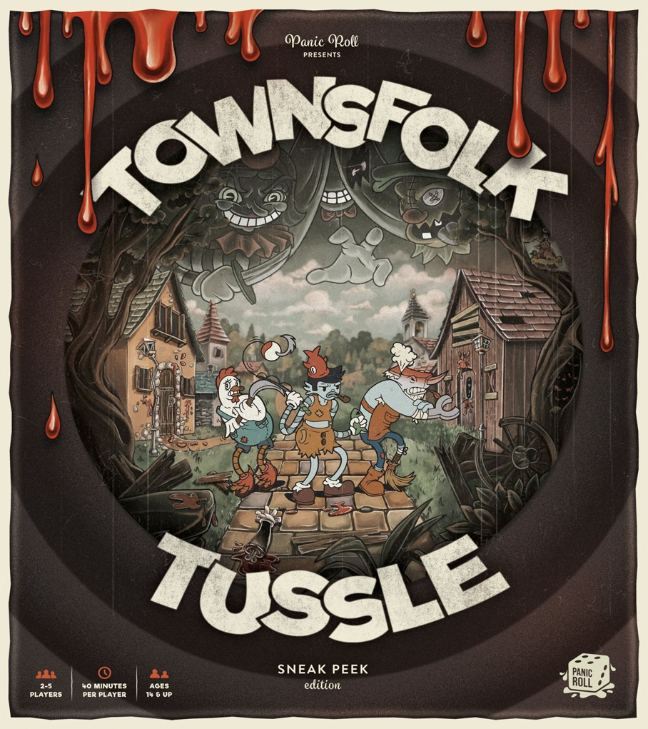 Townsfolk Tussle Board Game Logo