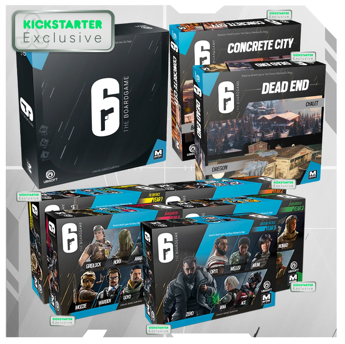 6: Siege - The Board Game Trooper Pledge (Kickstarter Exclusive)