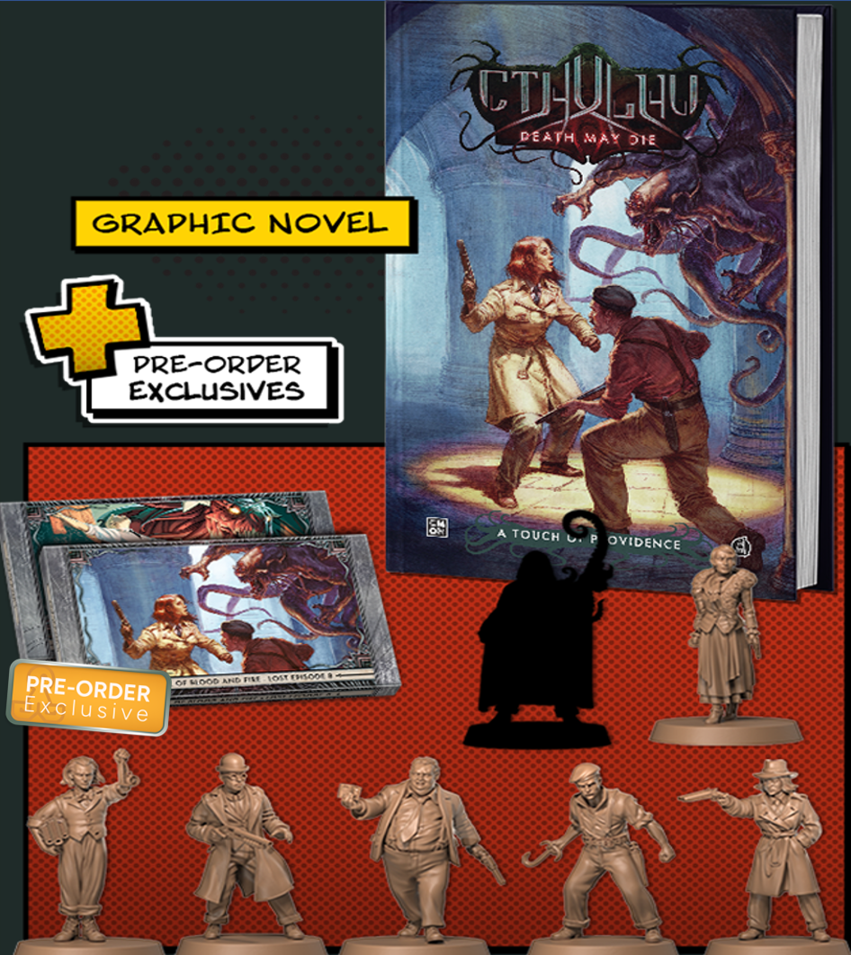Cthulhu: Death May Die A Touch of Providence, Comics Volume 2 Expansion