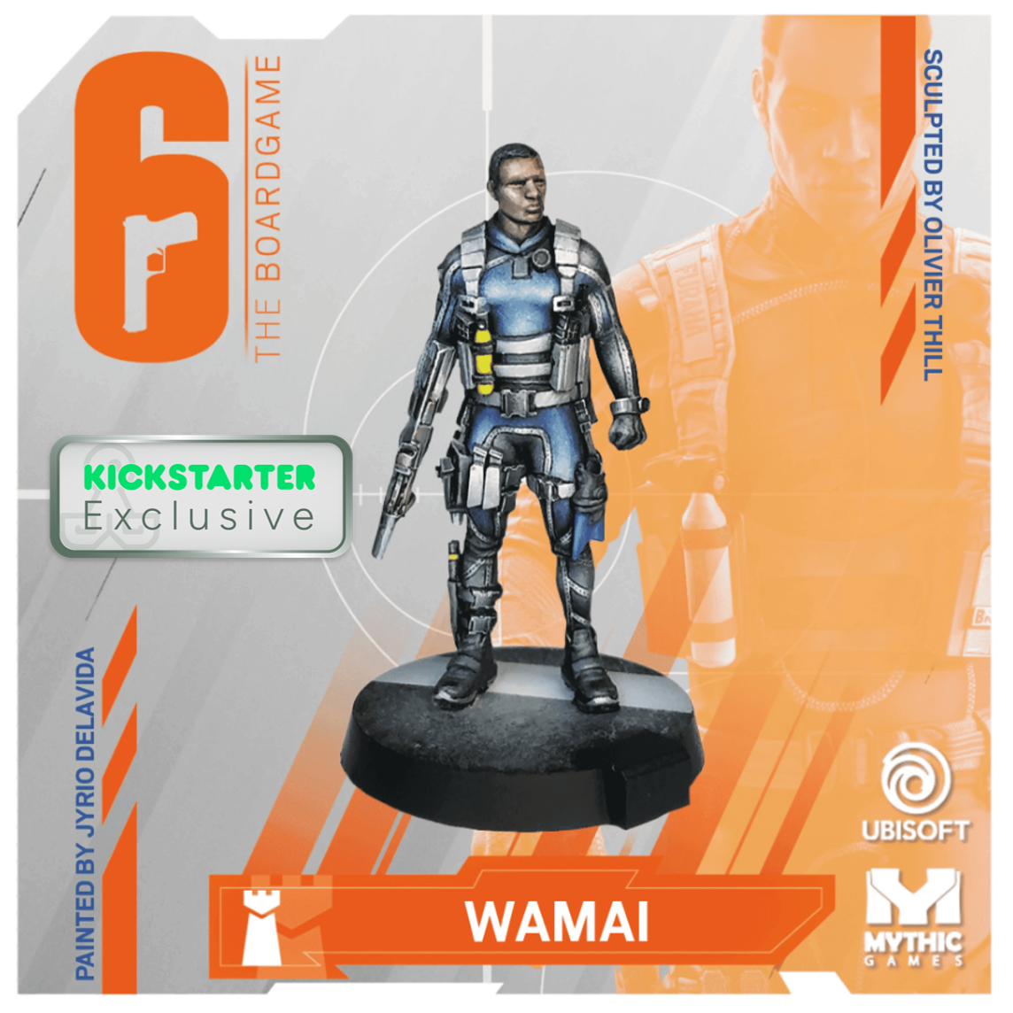 Kickstarter Exclusive Year 4 Expansion, Wamai Miniature, From 6: Siege - The Board Game