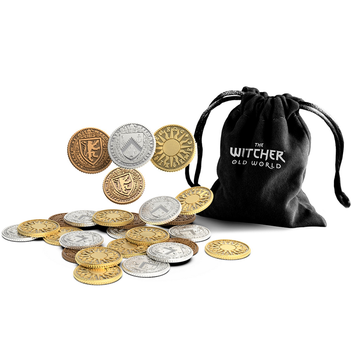 Kickstarter Exclusive The Witcher: Old World Board Game Metal Coins