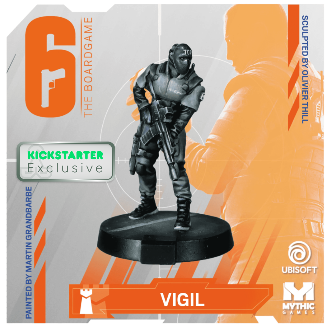 Kickstarter Exclusive Year 2 Expansion, Vigil Miniature, From 6: Siege - The Board Game