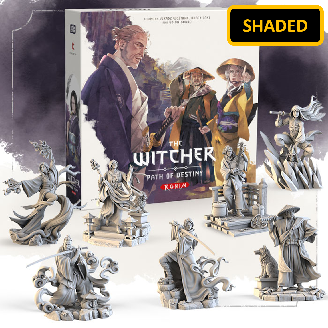 Gamefound Exclusive The Witcher: Path of Destiny Board Game Ronin, Shaded Edition