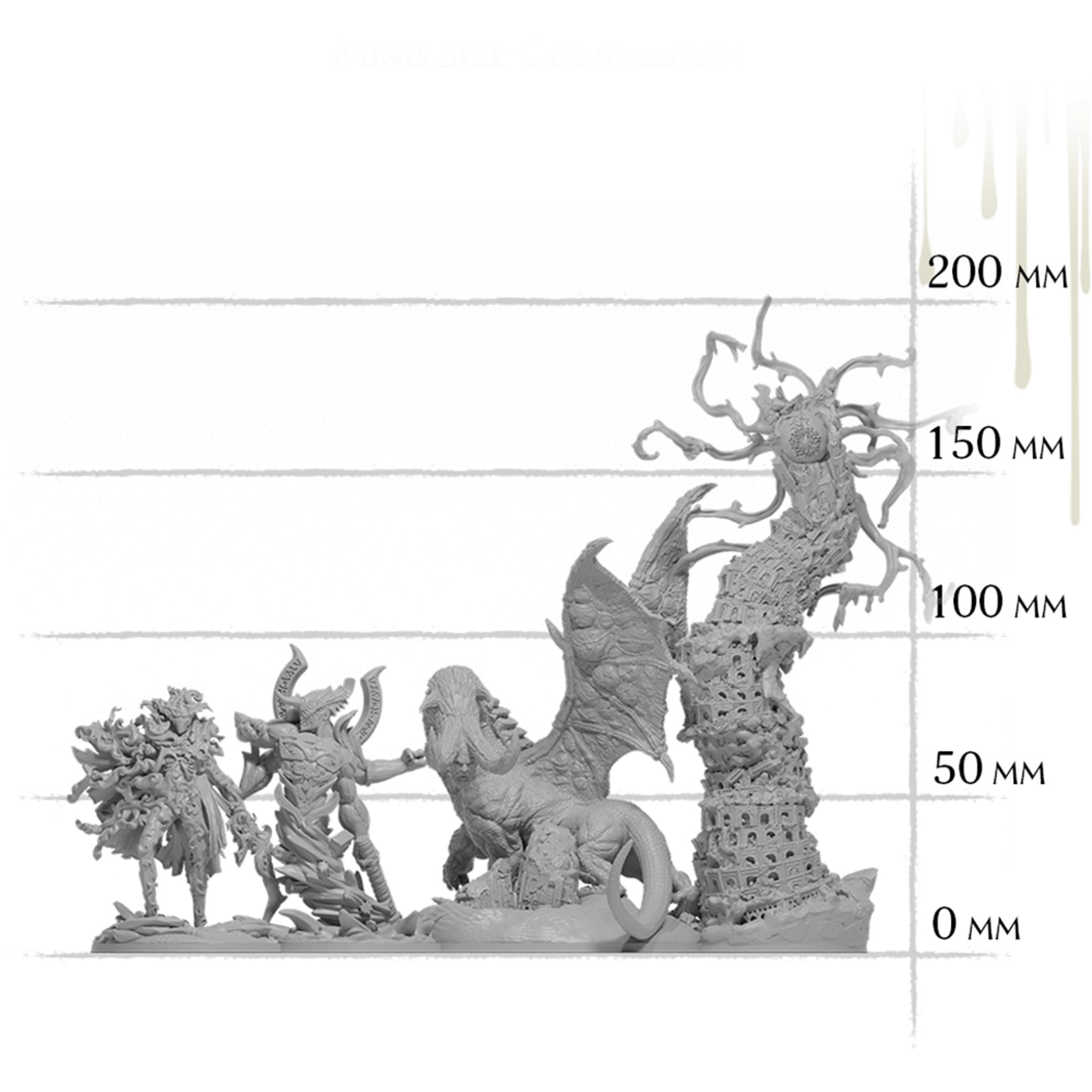 Kickstarter Exclusive Aeon Trespass Board Game, Miniature Scale Example 2