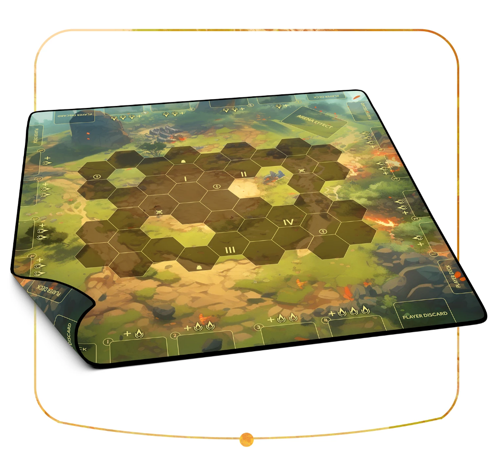 Gamefound Exclusive Dragon Eclipse Board Game Untamed Arena Playmat