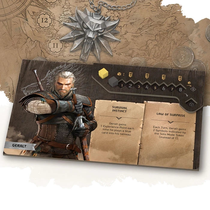 Gamefound Exclusive The Witcher: Path of Destiny Board Game Universal Solo Mode