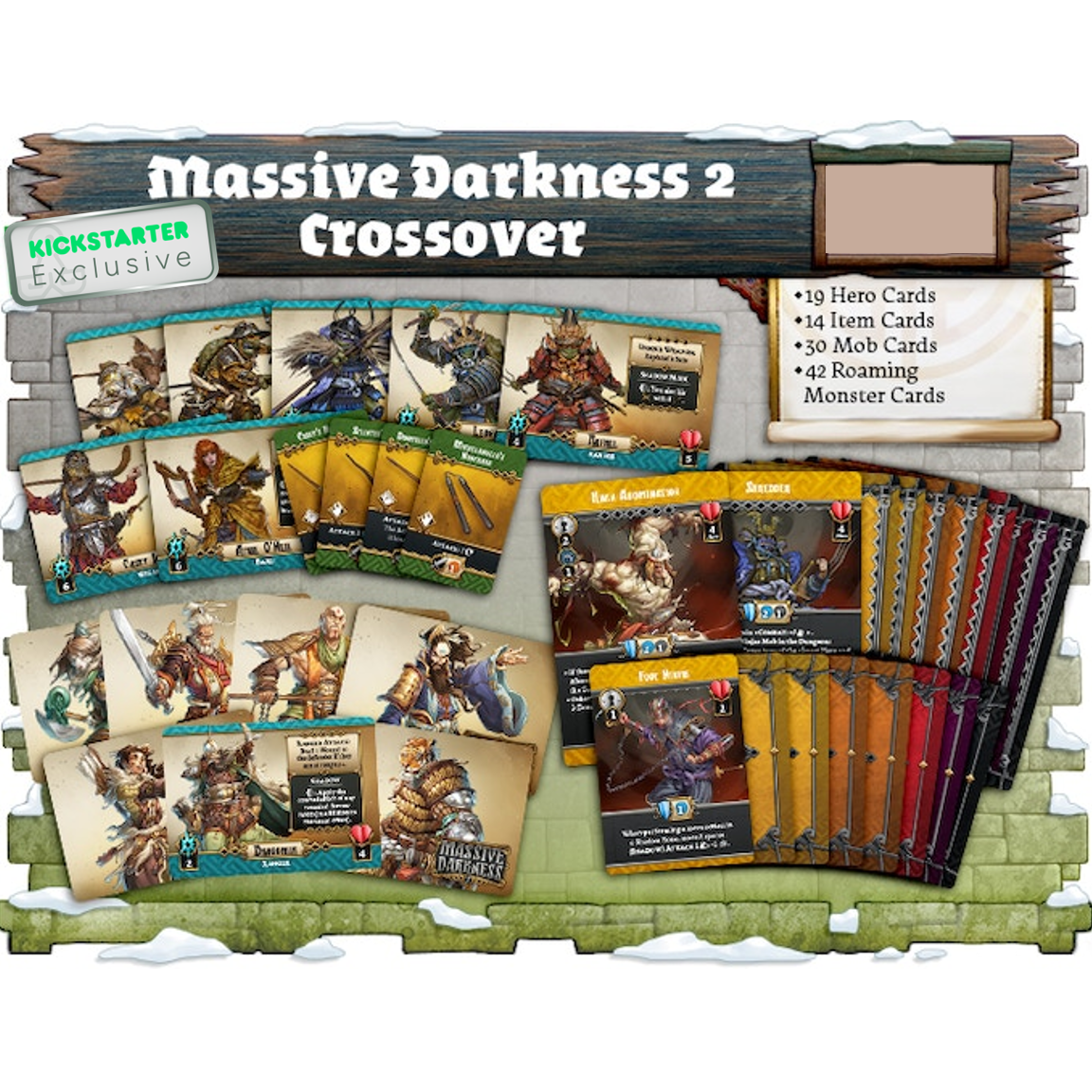 Massive Darkness 2 Crossover Pack (Kickstarter Exclusive PRE-ORDER)