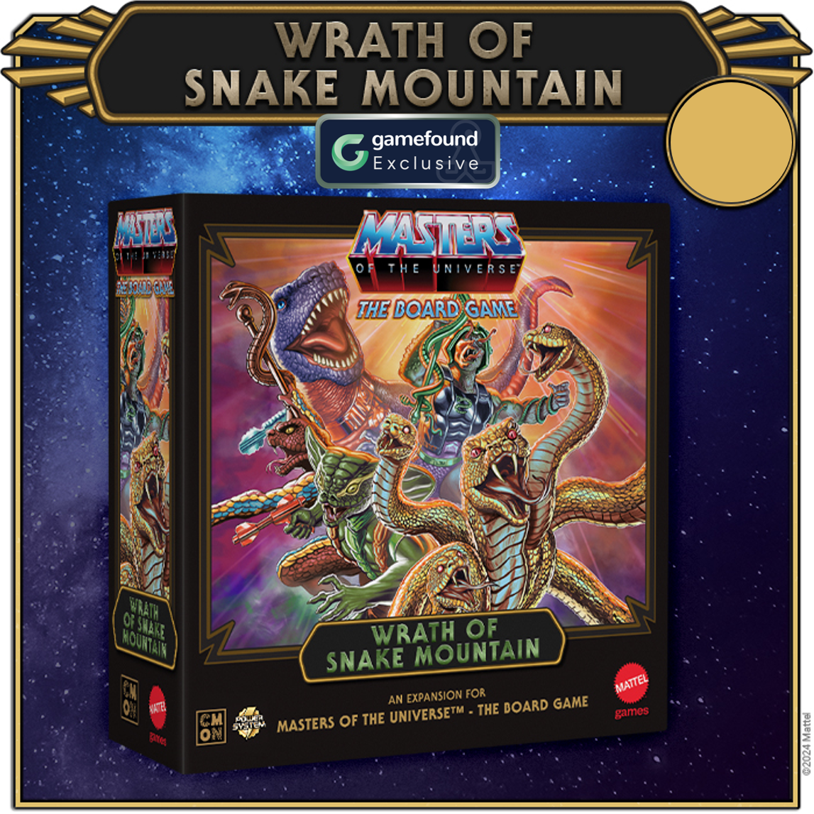Crowdfunding Exclusive Masters of The Universe: The Board Game - Clash For Eternia Wrath of Snake Mountain Expansion