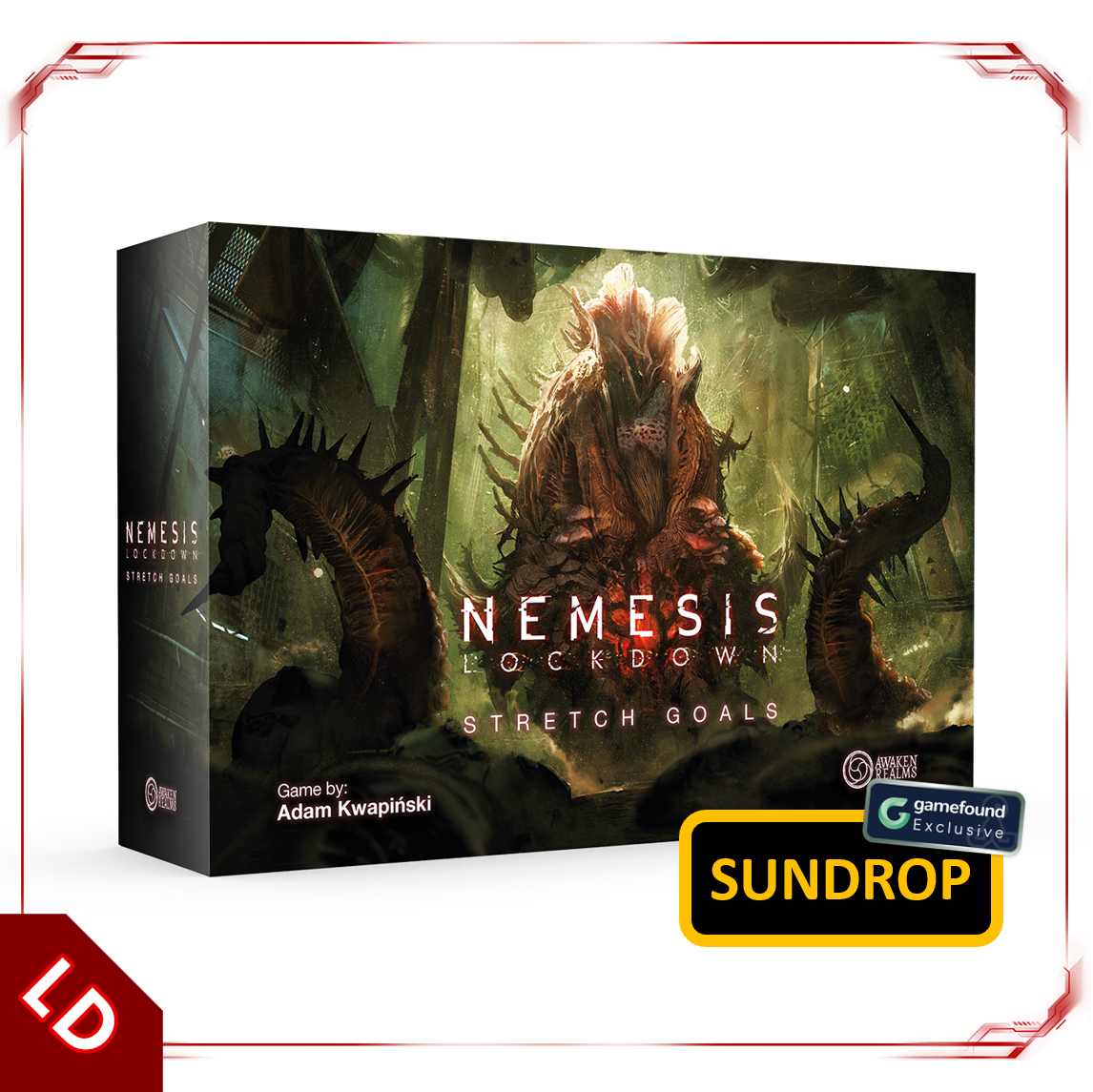 Nemesis: Lockdown Stretch Goals Expansion [SUNDROP] (Gamefound Exclusive)