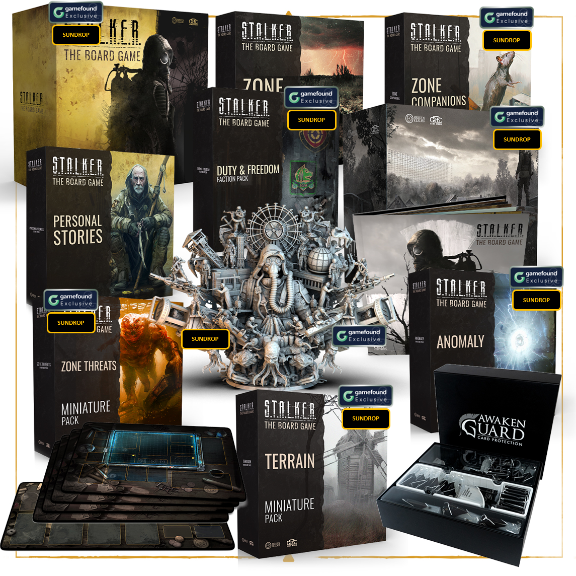 Gamefound Exclusive STALKER: The Board Game Wish Granter All-In Pledge, sundrop edition