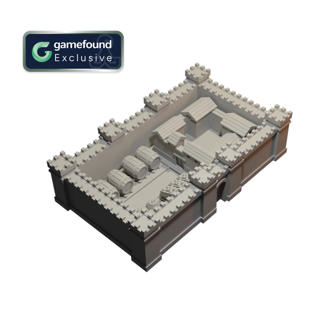 Gamefound Exclusive Total War: Rome The Board Game Upgraded Building Miniatures
