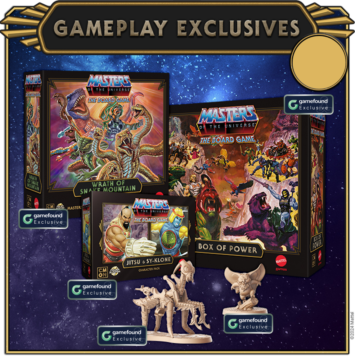 Crowdfunding Exclusive Masters of The Universe: The Board Game - Clash For Eternia Gameplay Exclusives pledge