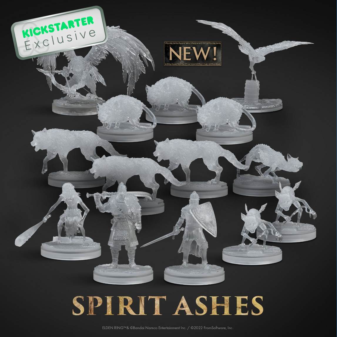 Kickstarter Exclusive Elden Ring: The Board Game Spirit Ashes Expansion