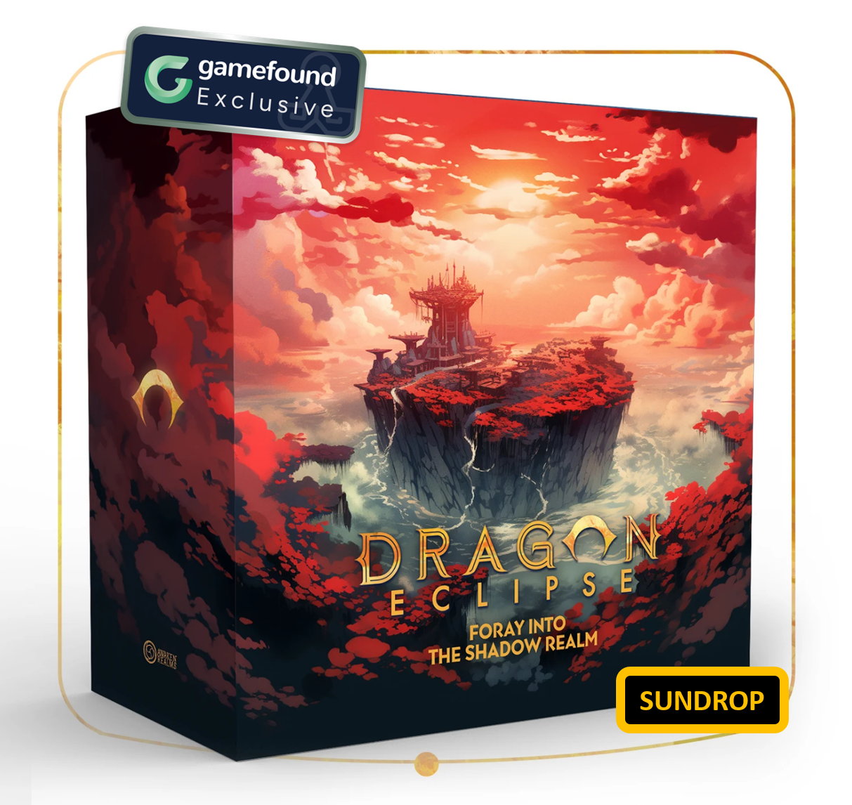 Gamefound Exclusive Dragon Eclipse Board Game Foray Into The Shadow Realm Expansion, Sundrop Edition