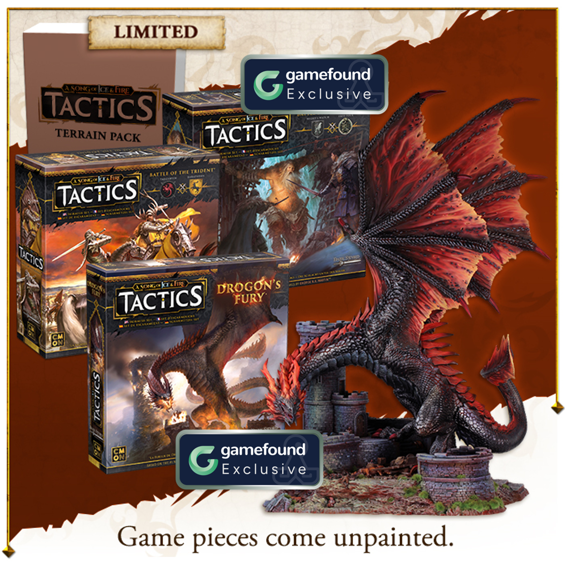 A Song of Ice and Fire: Tactics Dracarys! Pledge (Gamefound Exclusive PRE-ORDER)