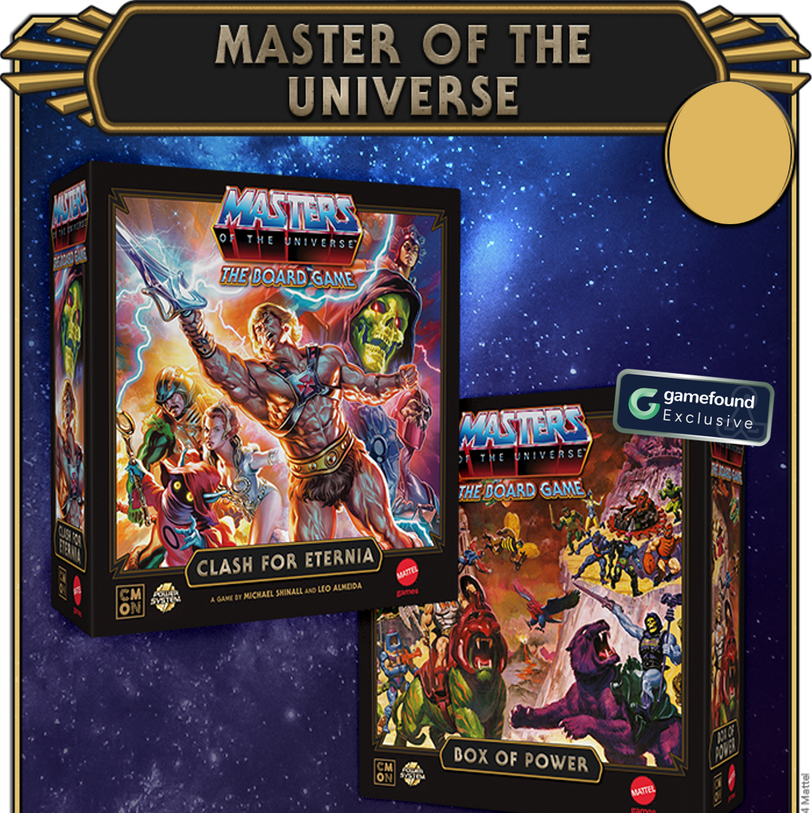 Crowdfunding Exclusive Masters of The Universe: The Board Game - Clash For Eternia Master of The Universe pledge