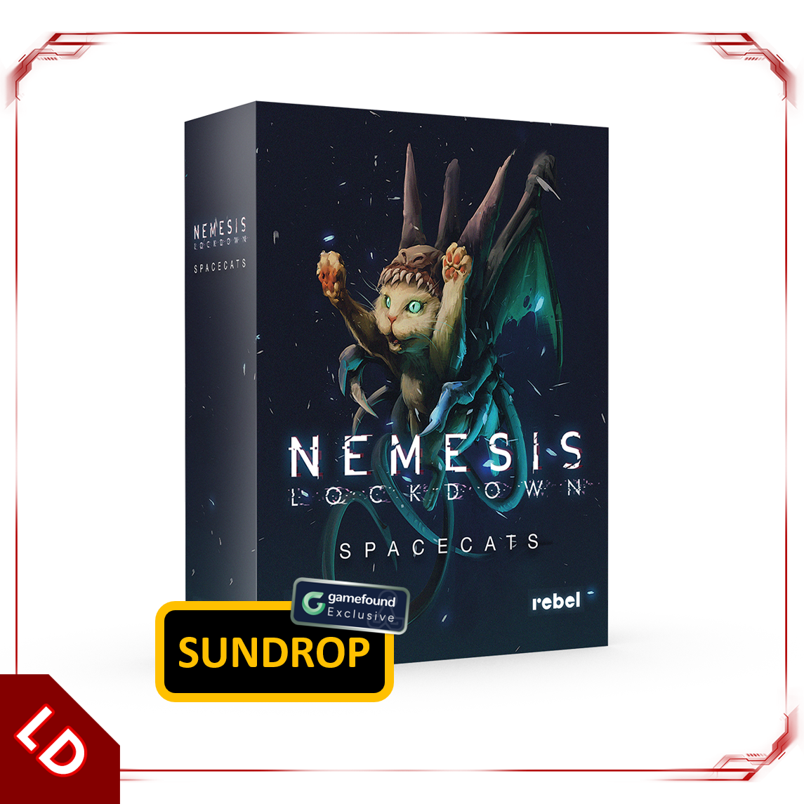 Nemesis: Lockdown Space Cats [SUNDROP] (Gamefound Exclusive)