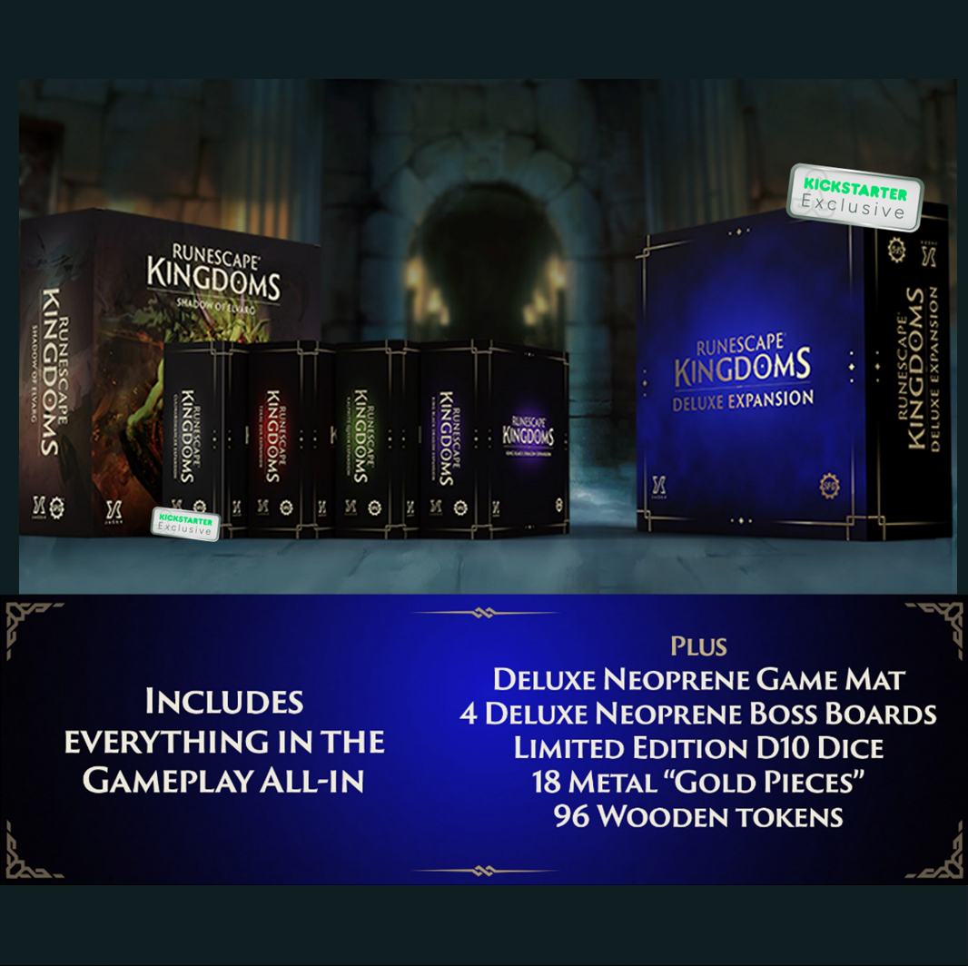 Kickstarter Exclusive RuneScape Kingdoms Deluxe All-In Pledge