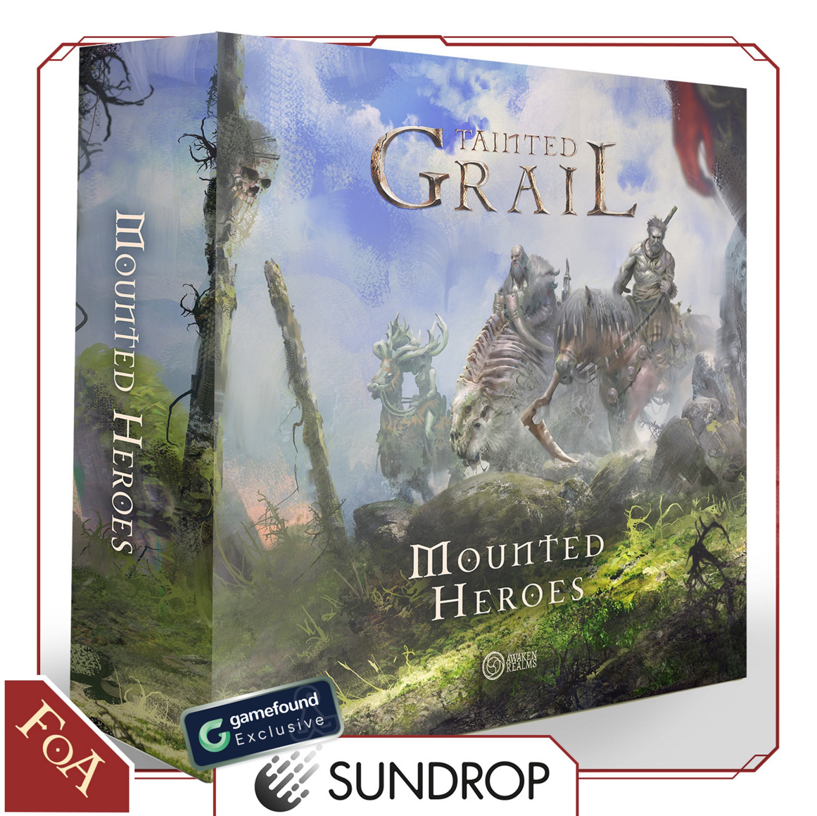 Fall of Avalon Mounted Heroes Expansion [SUNDROP] (Gamefound Exclusive)