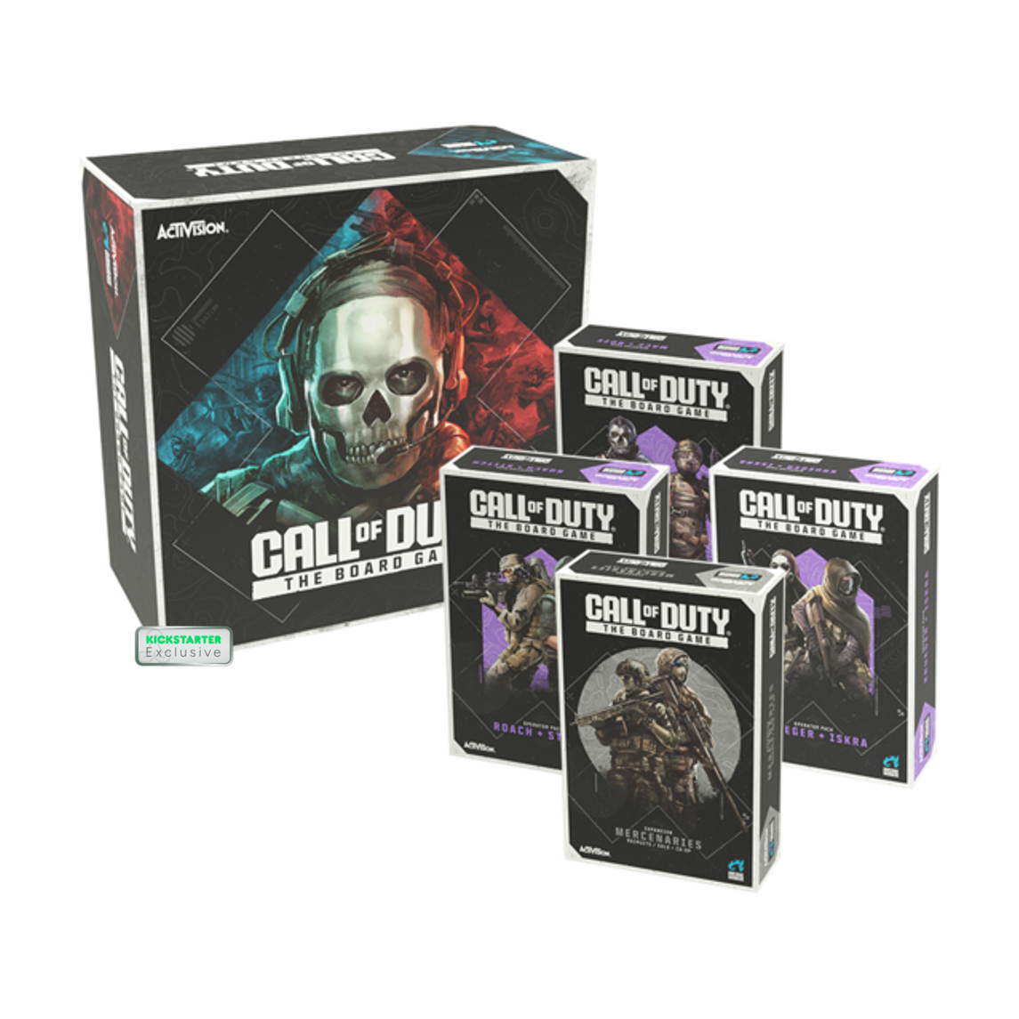 Kickstarter Exclusive Call of Duty The Board Game 4-Player Bundle