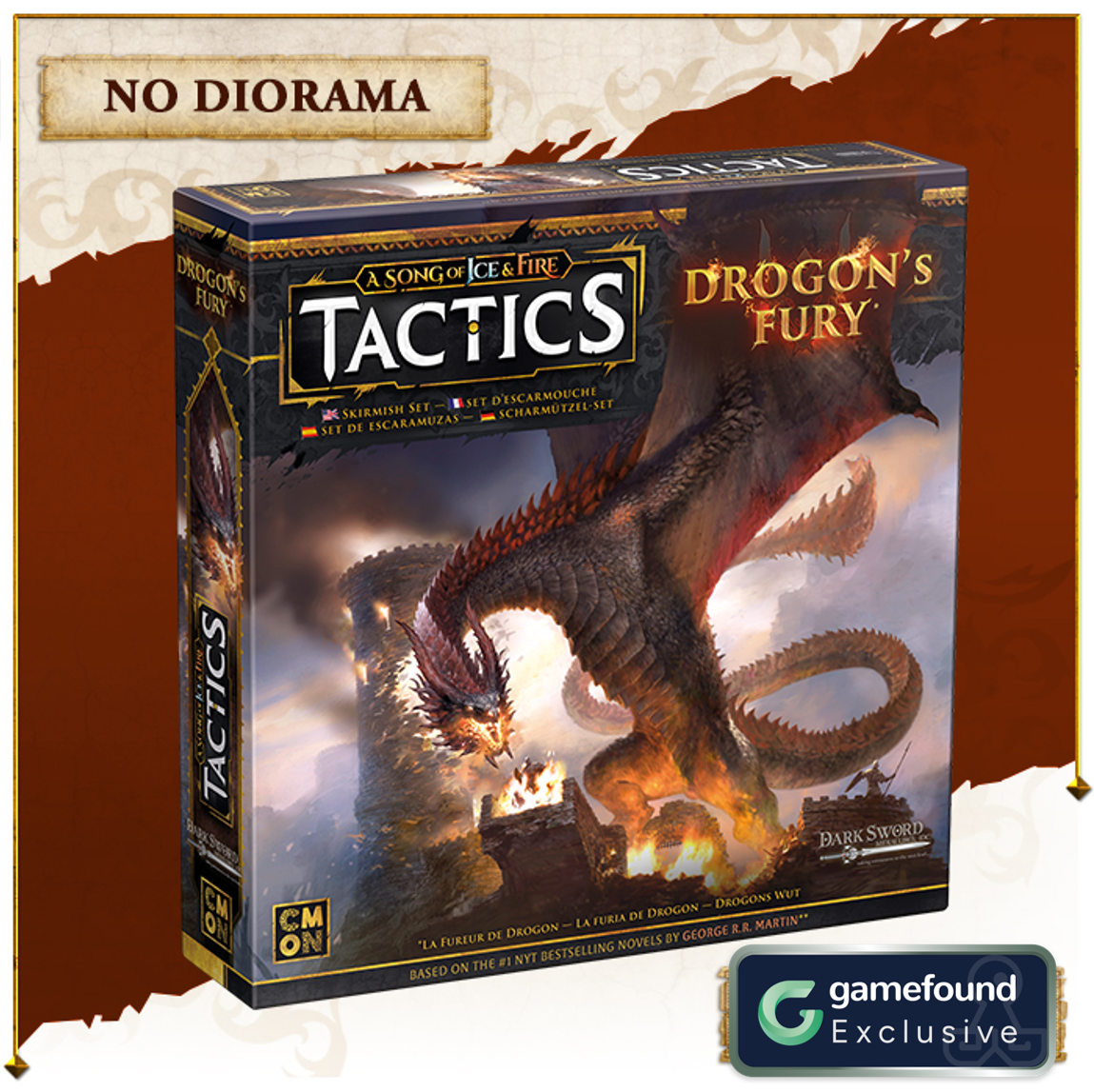 Crowdfunding Exclusive A Song of Ice and FIre: Tactics Drogon's Fury Expansion