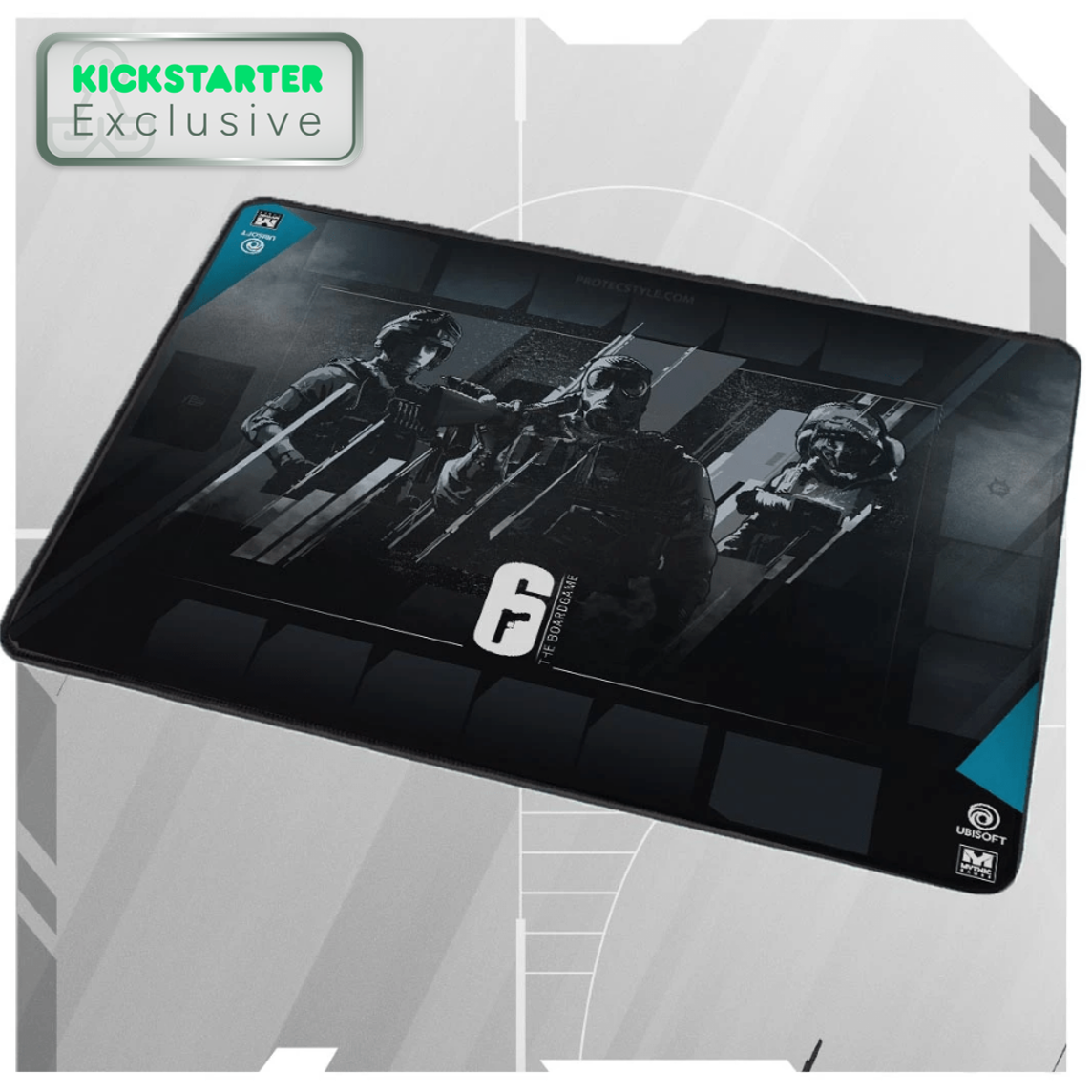 Kickstarter Exclusive Game Mat From 6: Siege - The Board Game