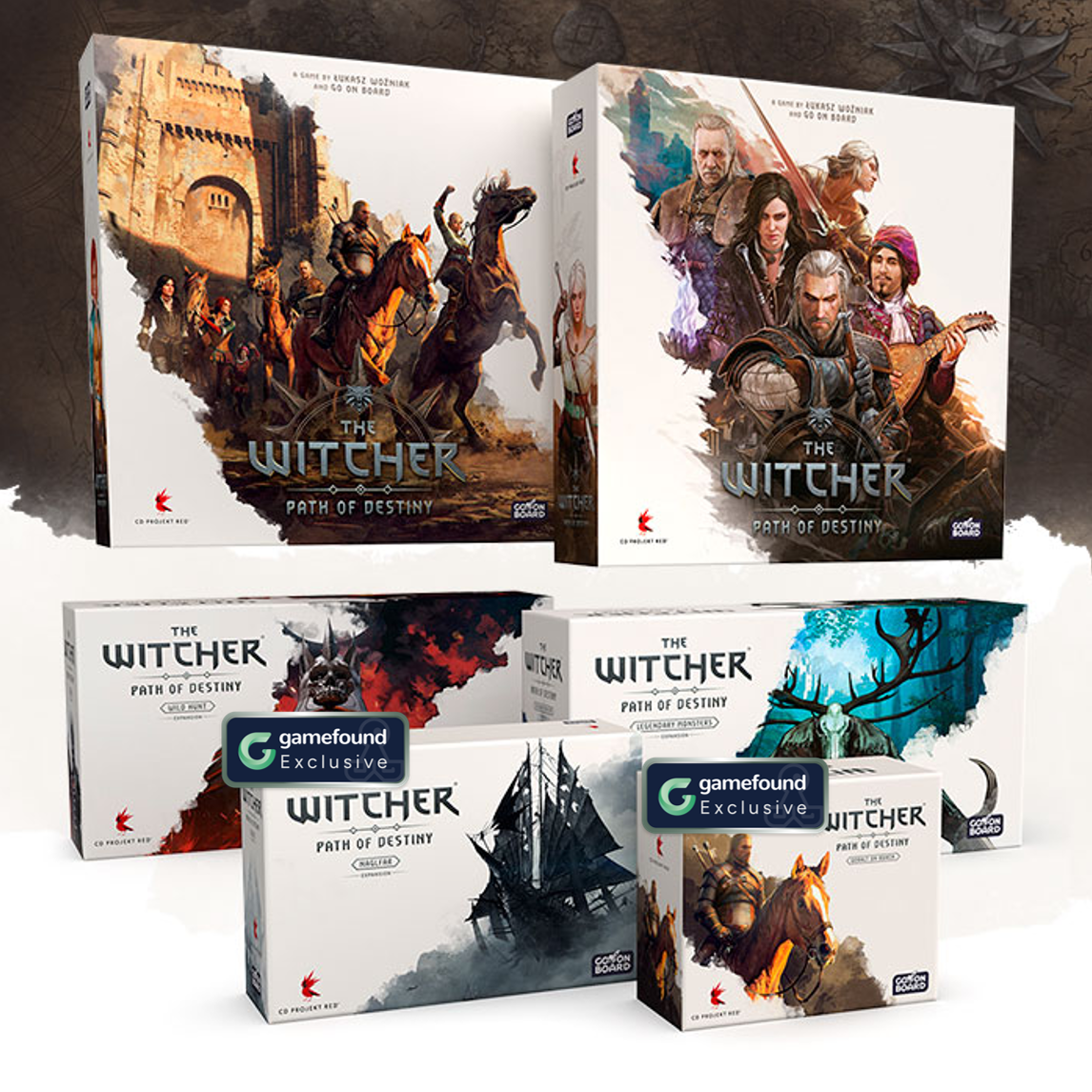 Gamefound Exclusive The Witcher: Path of Destiny Board Game Gameplay All-In Pledge