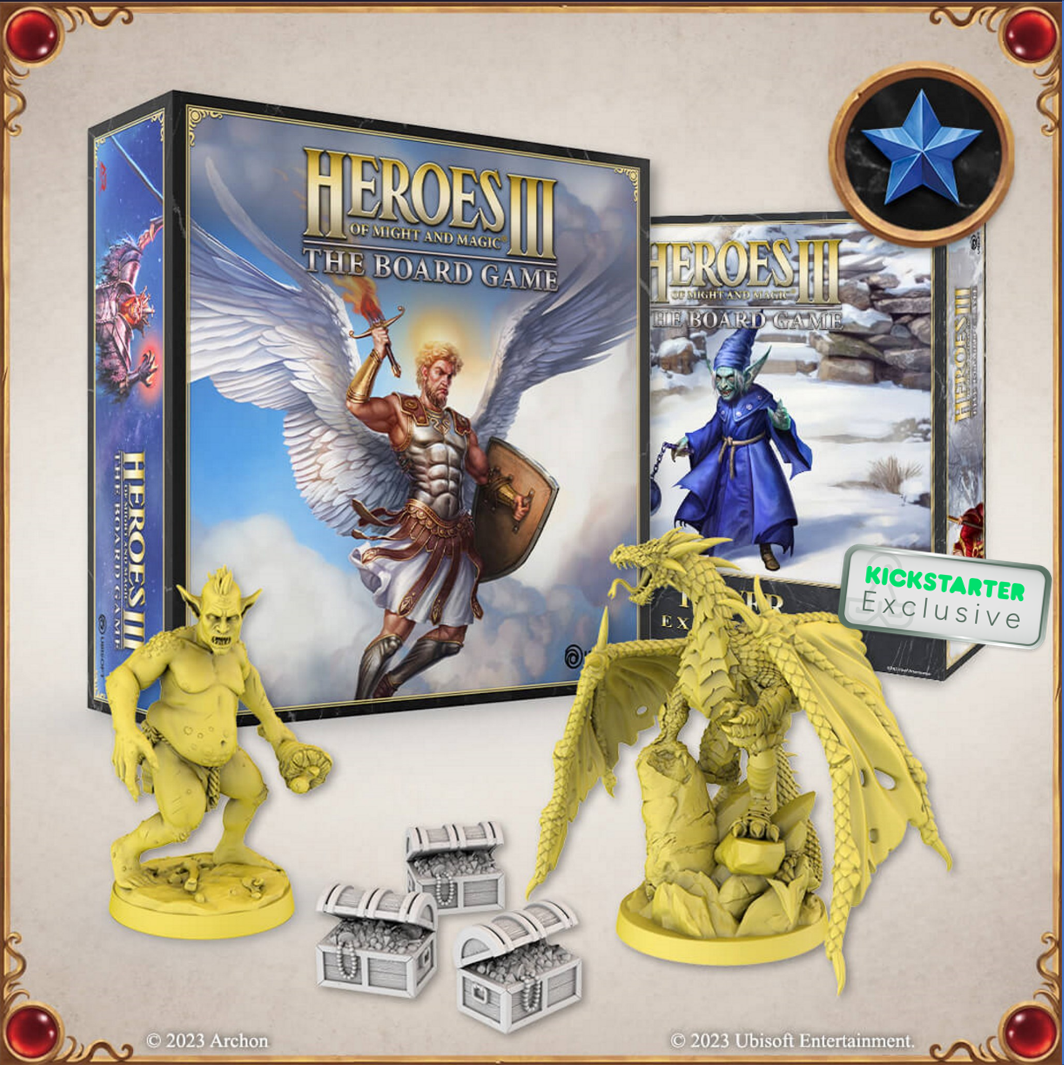 Kickstarter Exclusive Heroes of Might and Magic 3: The Board Game Azure Pledge