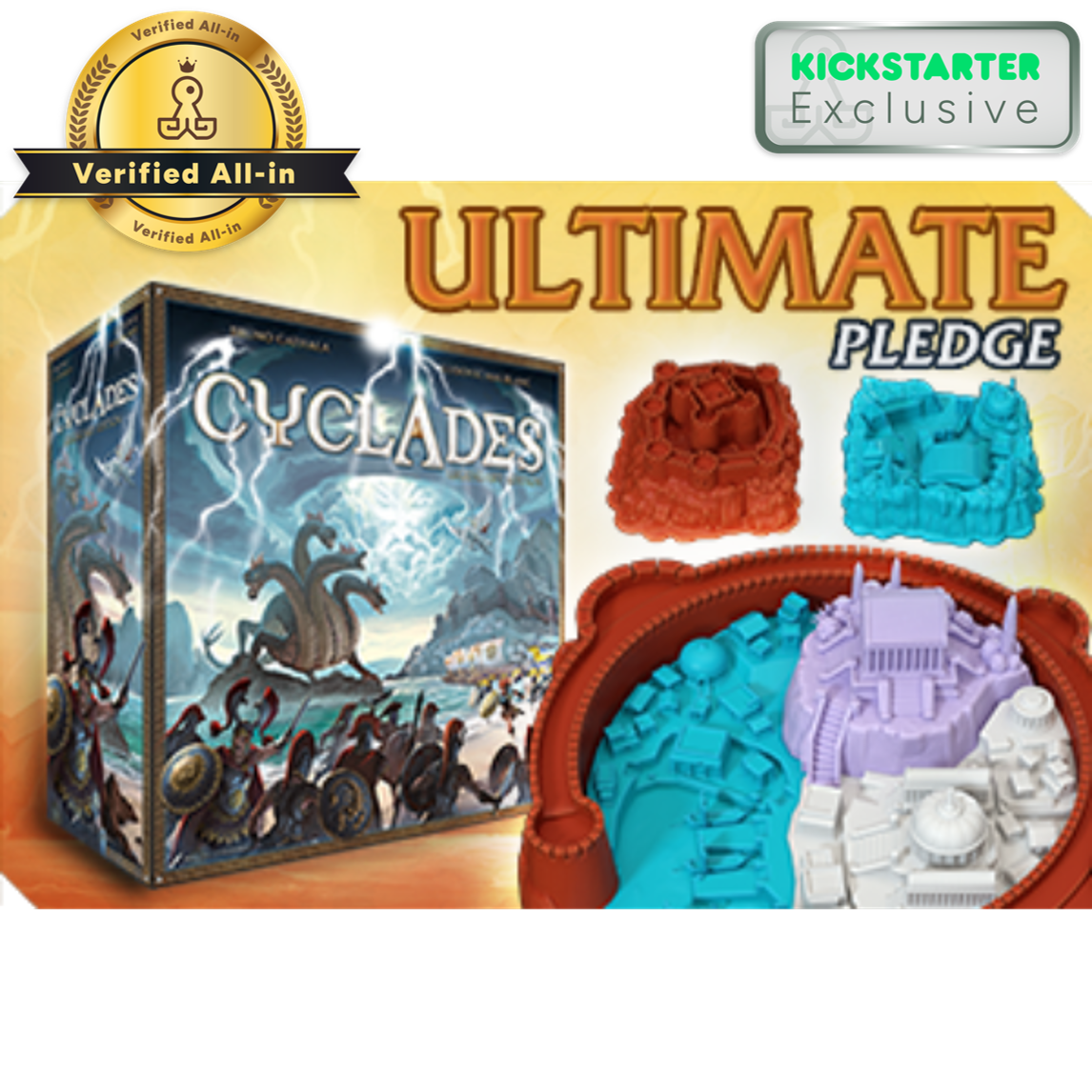 Kickstarter Exclusive Cyclades Legendary Edition Verified Ultimate All-In Pledge