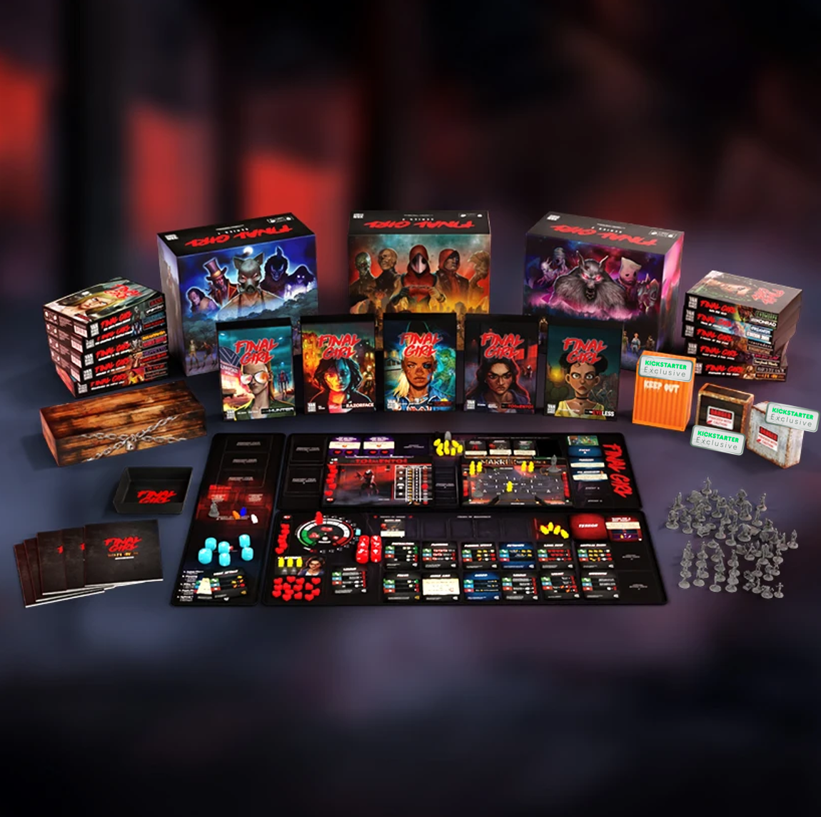 Kickstarter Exclusive Final Girl Board Game Ultimate Collection Pledge