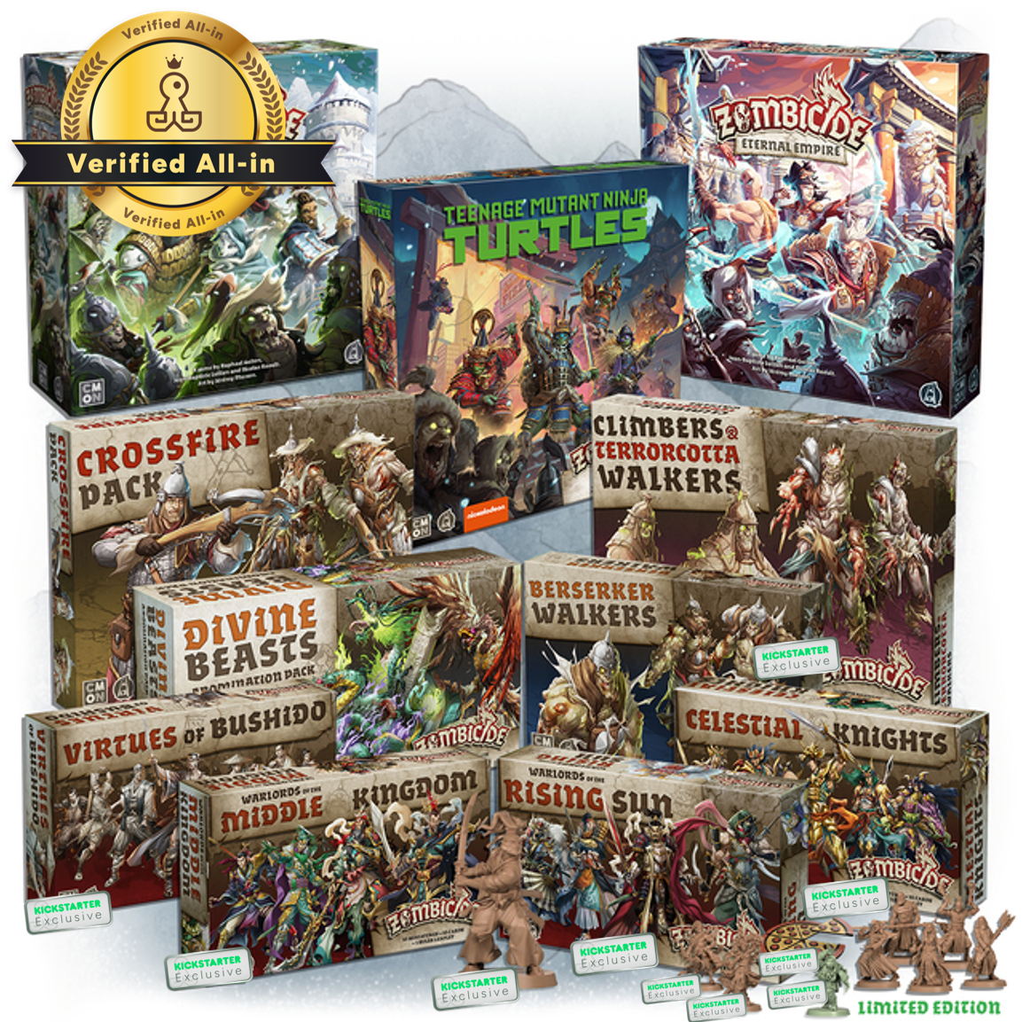 Zombicide: White Death Verified Avalanche All-In PRE-ORDER (Includes All Kickstarter Exclusive Content)