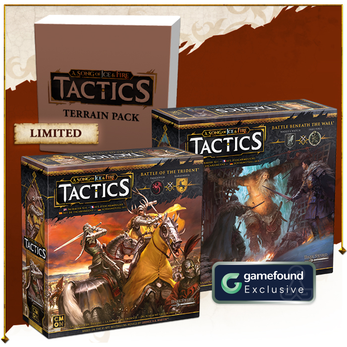 Crowdfunding Exclusive A Song of Ice and Fire: Tactics Board Game Sworn Brother Pledge