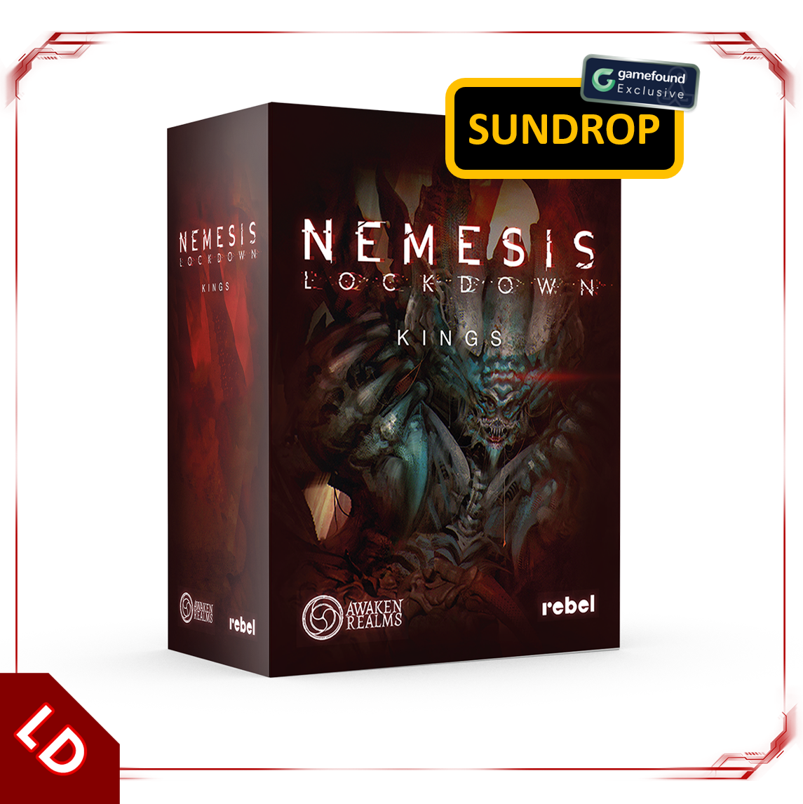 Nemesis: Lockdown Alien Kings [SUNDROP] (Gamefound Exclusive)