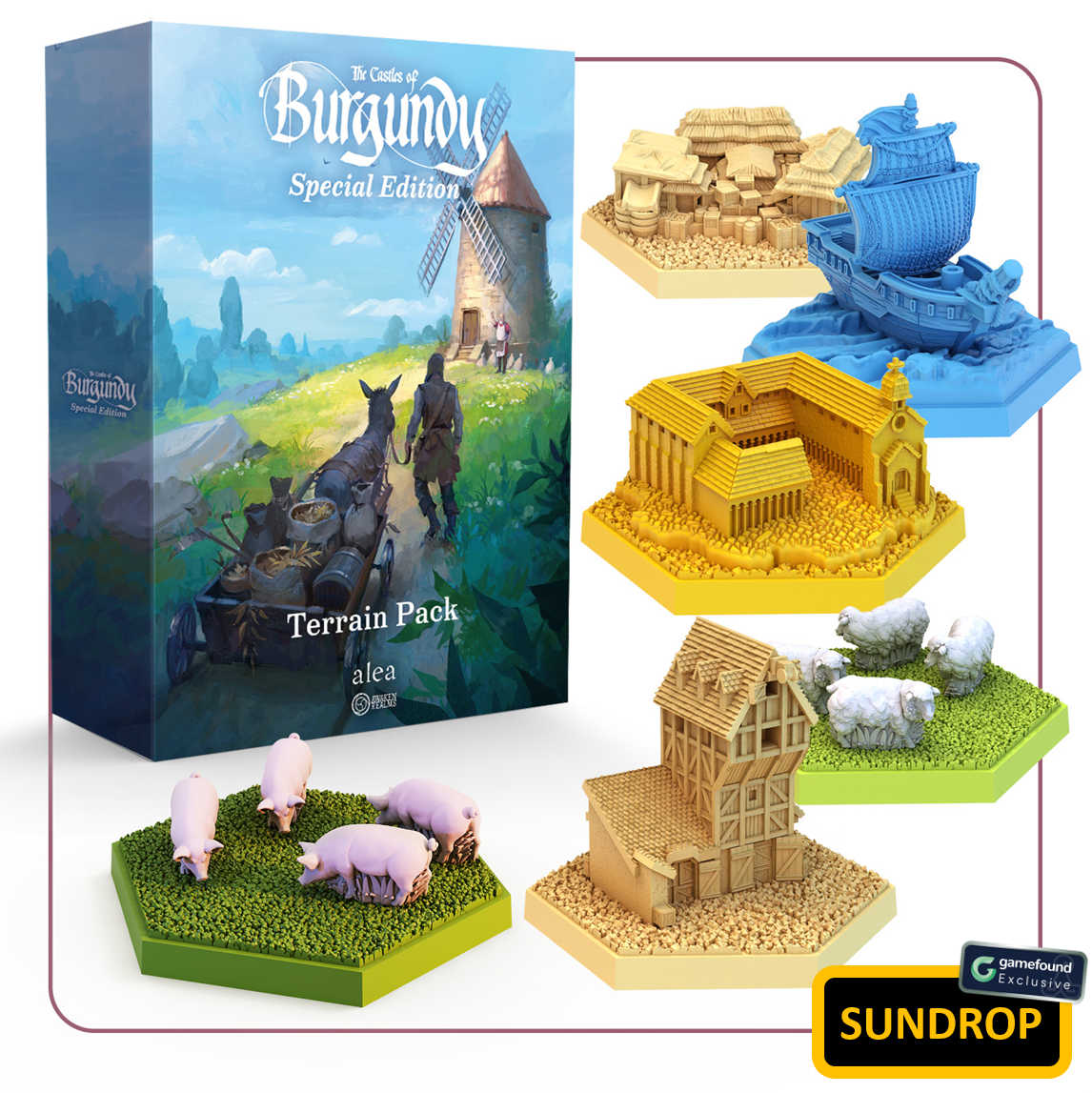 3D Terrain Pack [SUNDROP] (Gamefound Exclusive PRE-ORDER)