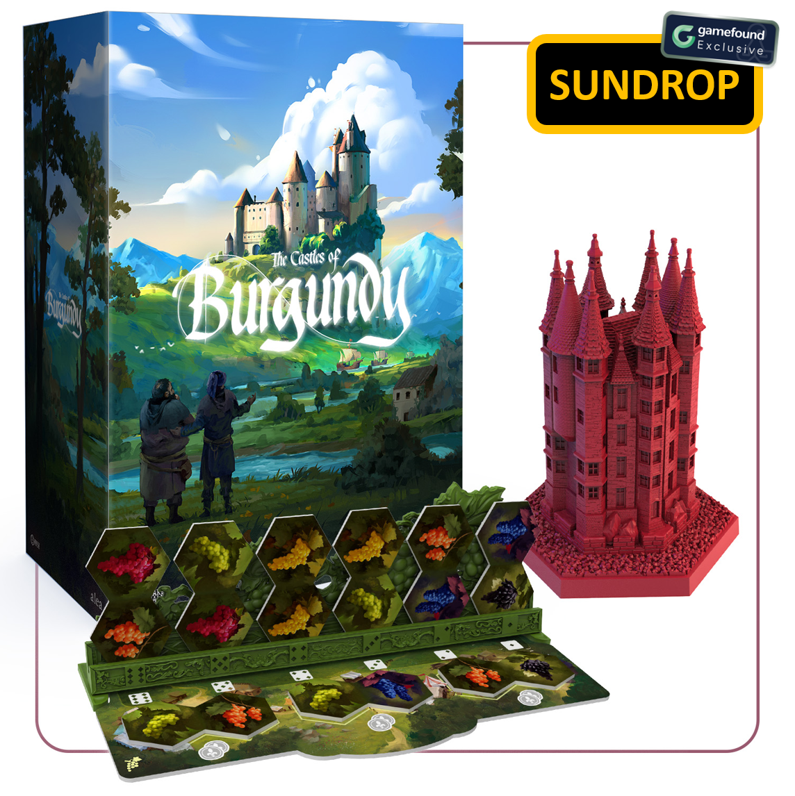 Castles of Burgundy: Special Edition [SUNDROP] (Gamefound Exclusive PRE-ORDER)