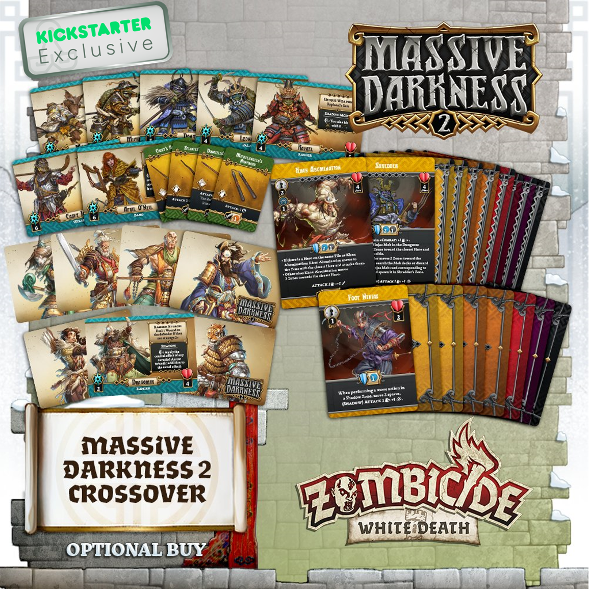 Massive Darkness 2 Crossover Pack (Kickstarter Exclusive PRE-ORDER)