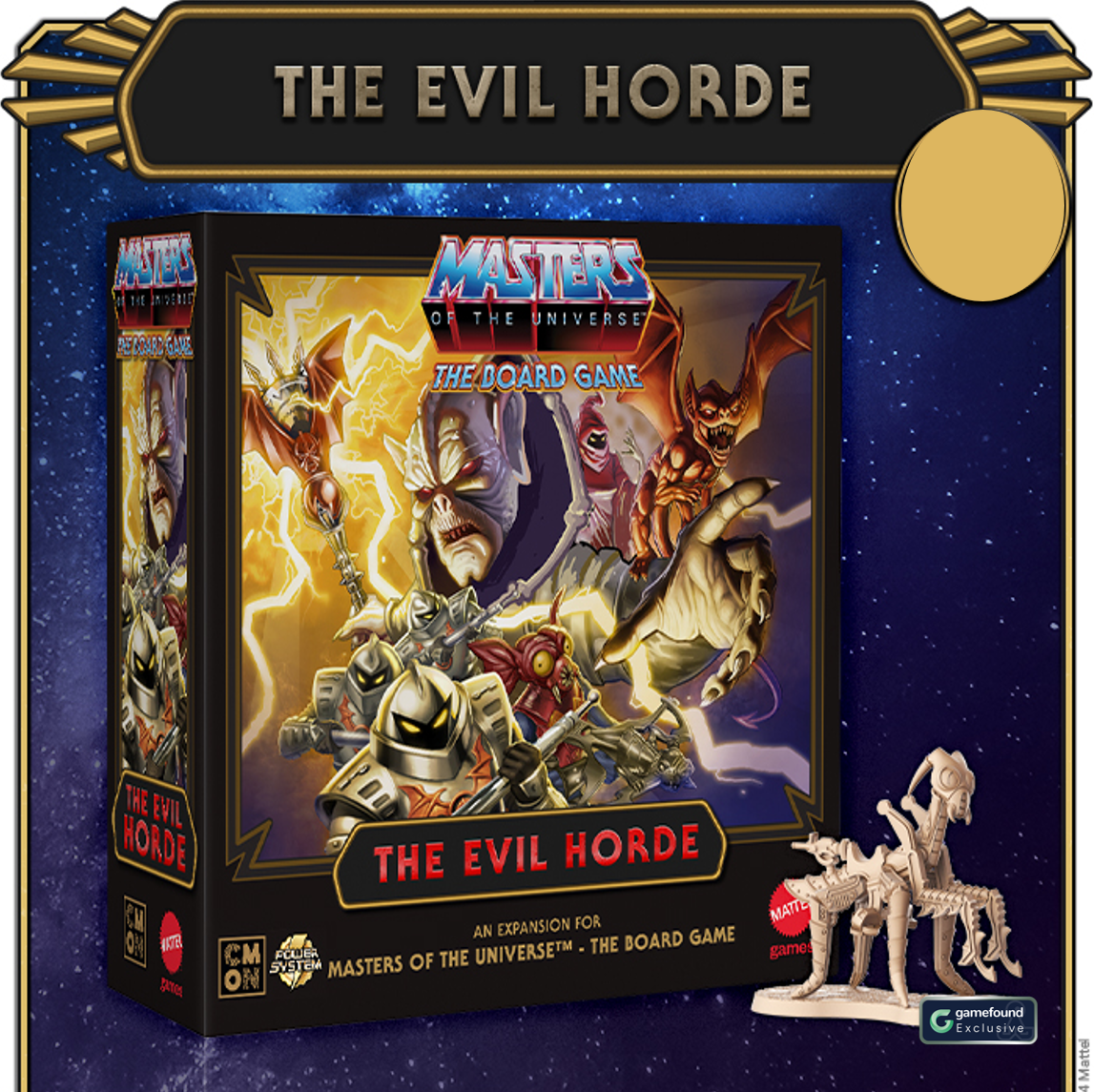 Crowdfunding Exclusive Masters of The Universe: The Board Game - Clash For Eternia The Evil Horde Expansion