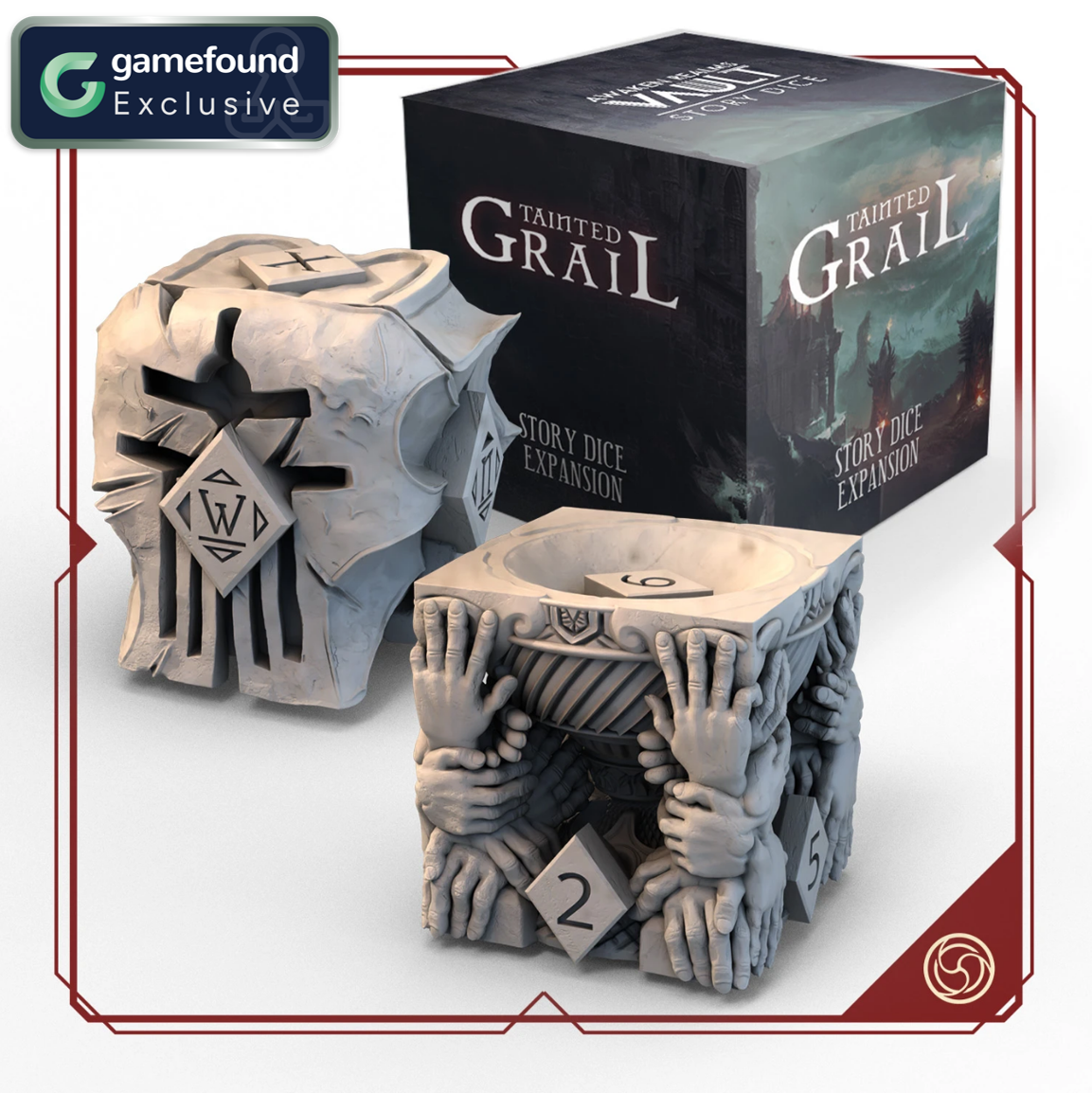 Gamefound Exclusive Tainted Grail Story Dice Expansion, Sundrop Edition
