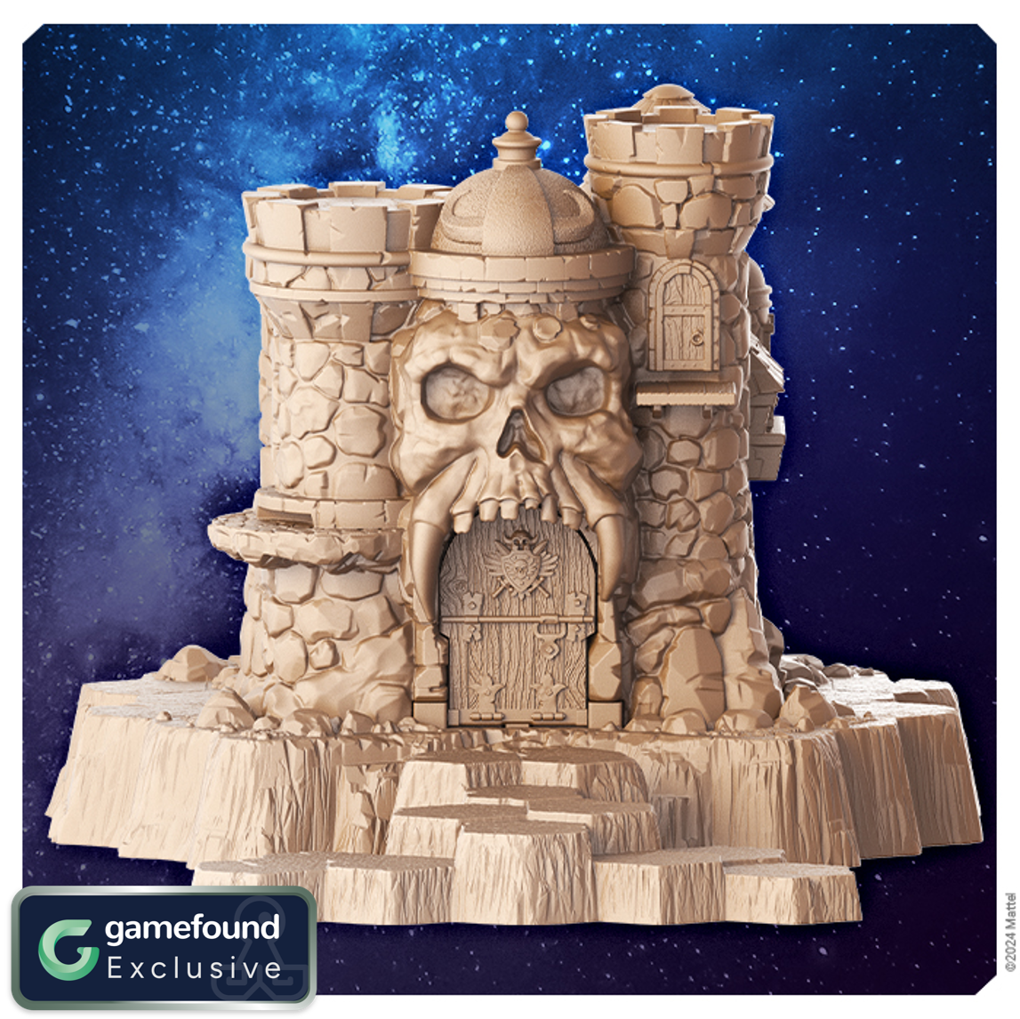 Crowdfunding Exclusive Masters of The Universe: The Board Game - Clash For Eternia Plastic Castle Grayskull Miniature