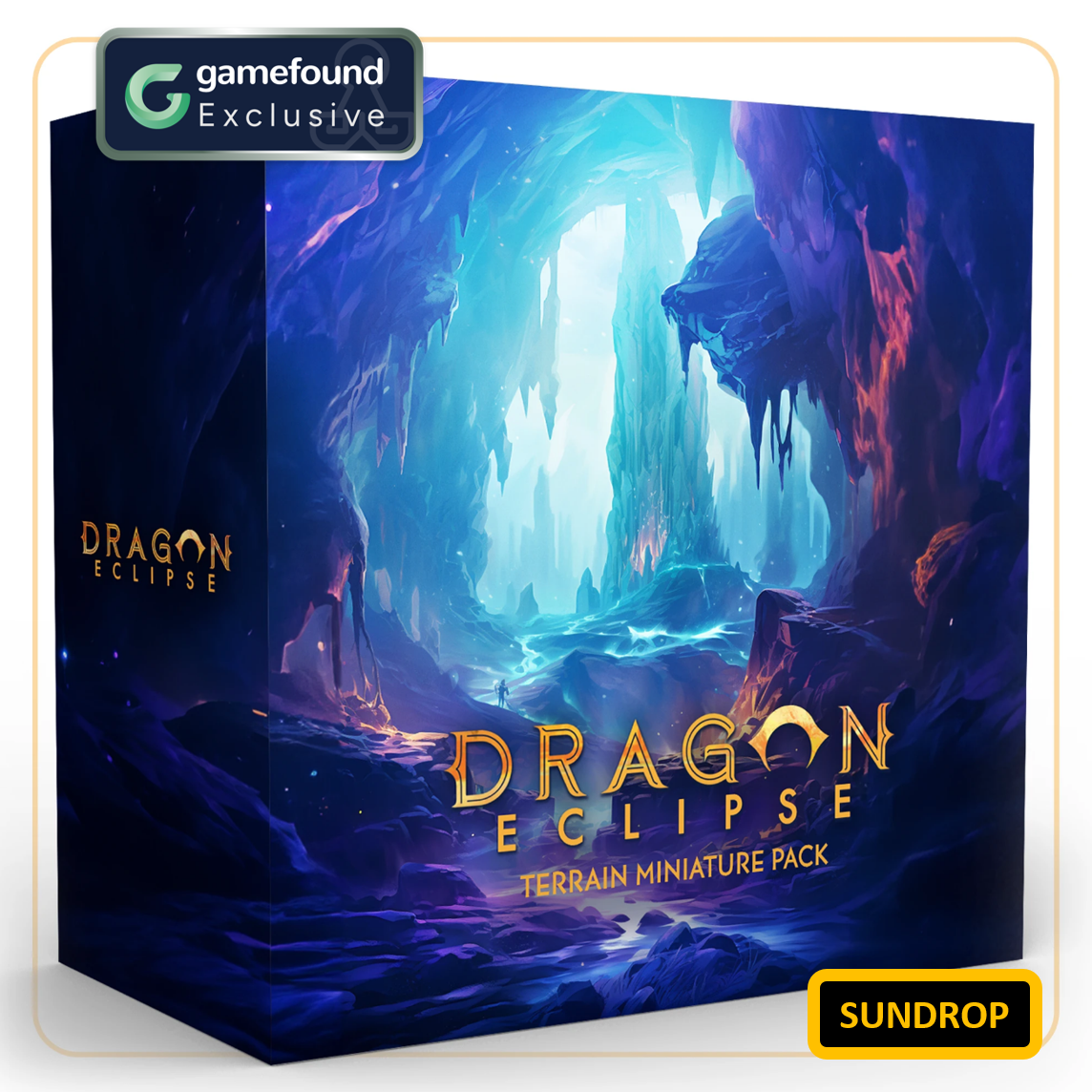 Gamefound Exclusive Dragon Eclipse Board Game Terrain Miniature Pack Expansion, Sundrop Edition