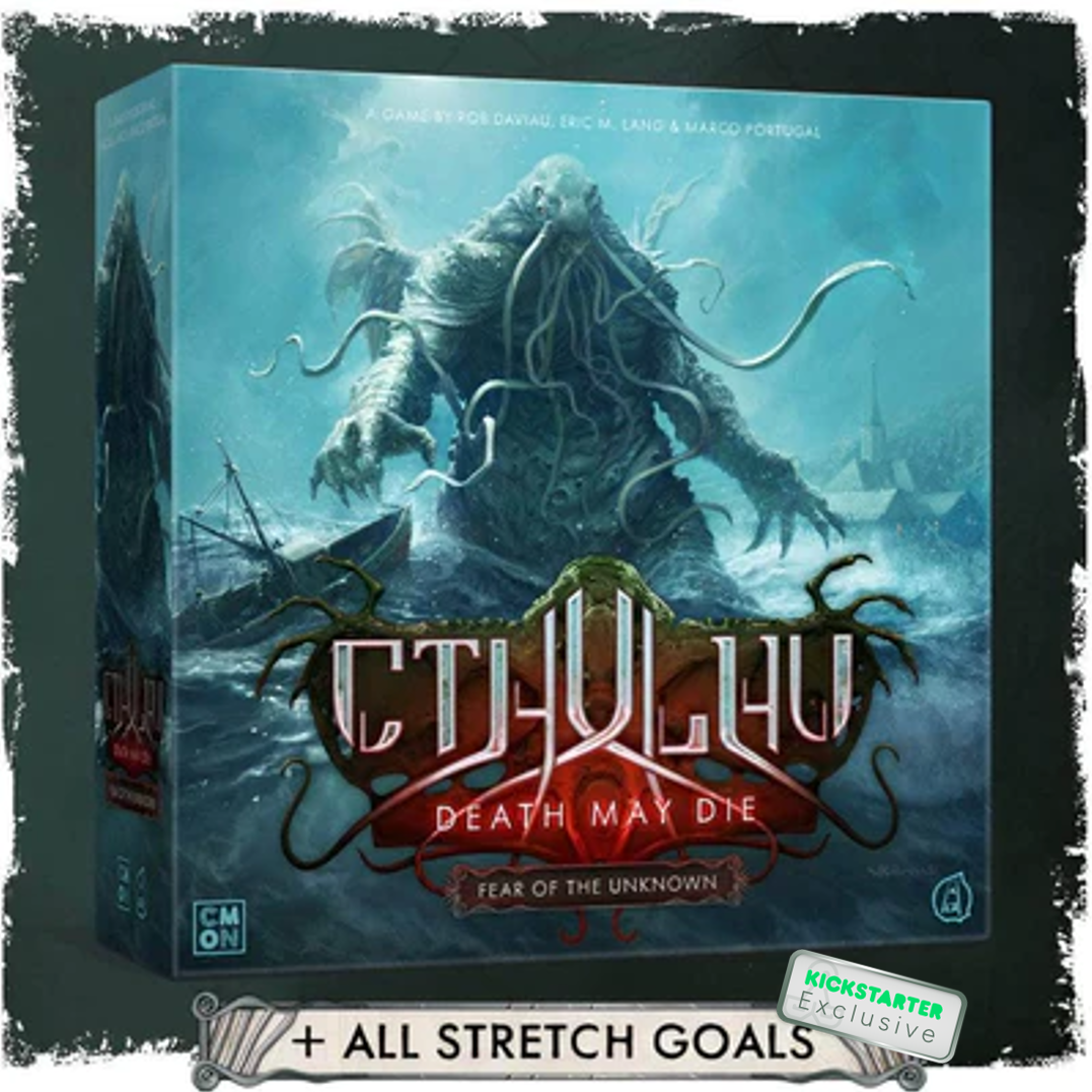Kickstarter Exclusive Cthulhu: Death May Die Fear of The Unknown Unknowable Pledge