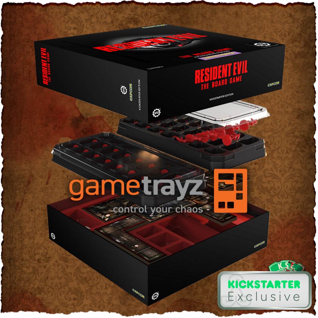 Kickstarter Exclusive Resident Evil: The Board Game GameTrayz Storage Box