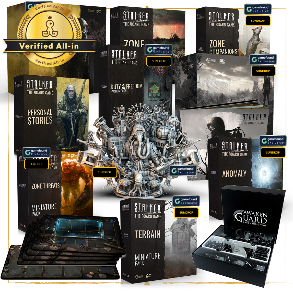 Gamefound Exclusive STALKER: The Board Game Verfied Wish Granter All-In Pledge, Sundrop edition