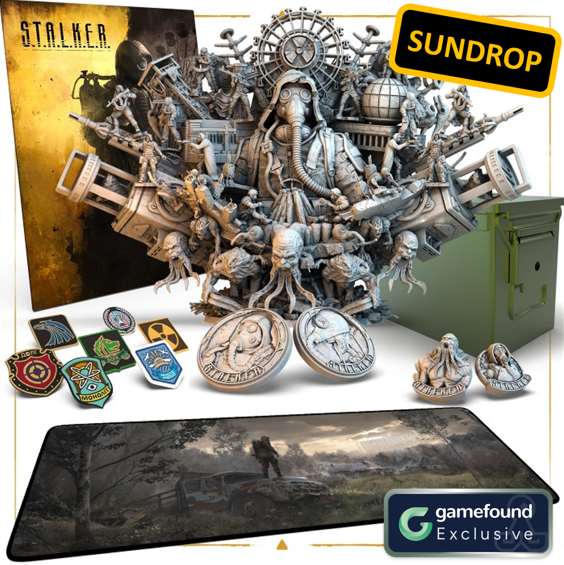 Gamefound Exclusive STALKER: The Board Game Legacy Collectors Chest, sundrop edition