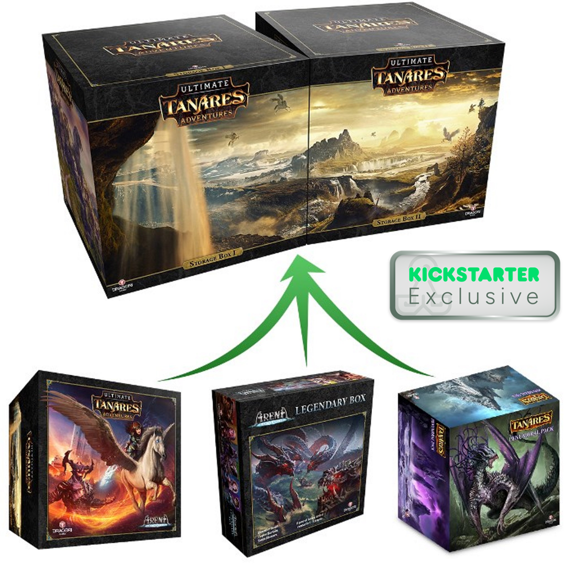 Tanares Adventures Deluxe Super Box (Includes All Kickstarter Exclusive Content)