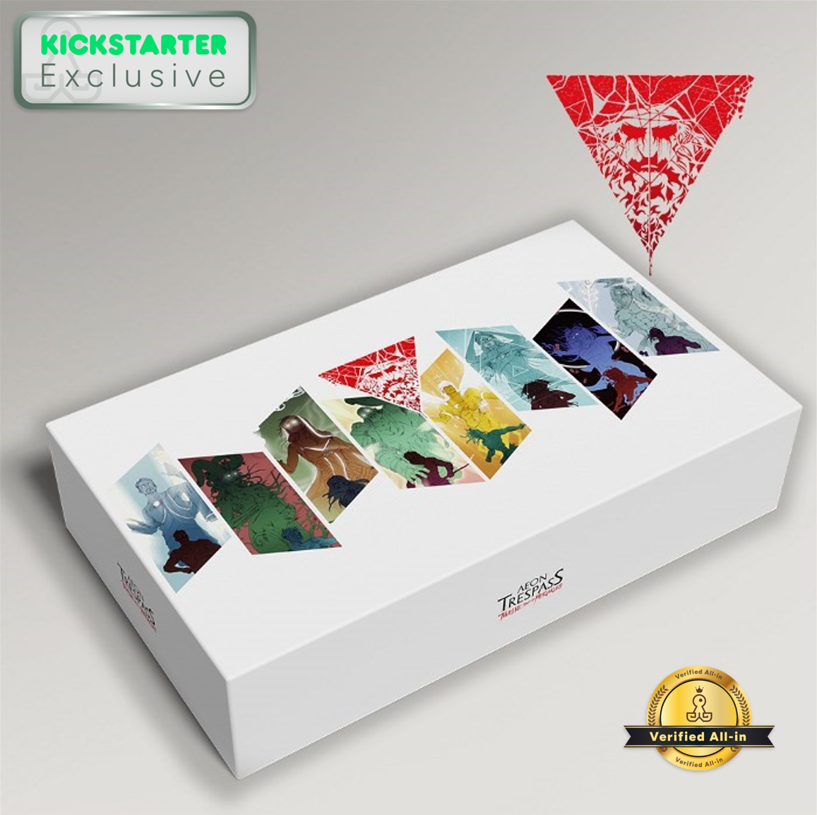 Kickstarter Exclusive Aeon Trespass Twelve Sins of Herakles Board Game, Eidolon Miniature Box Set