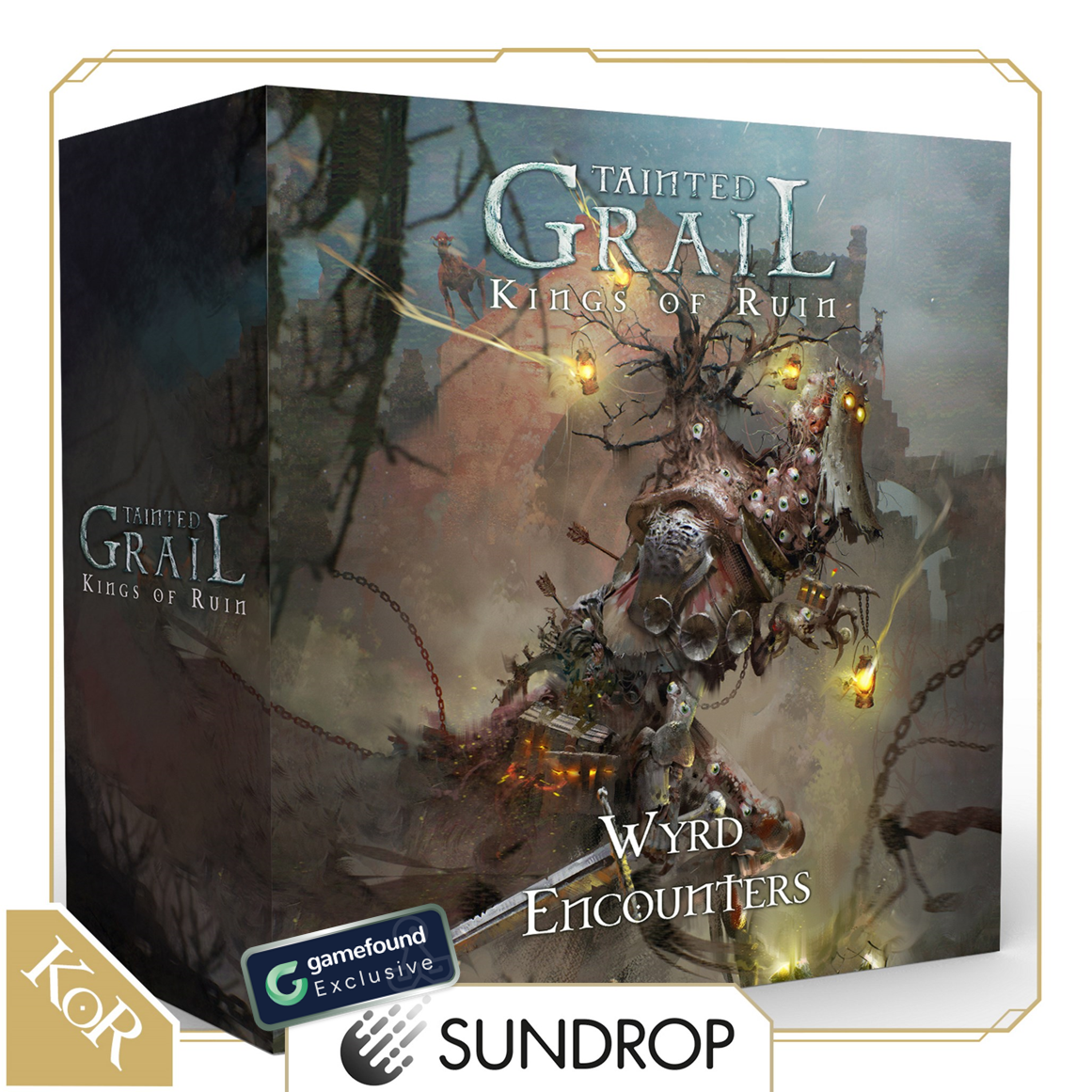 Gamefound Exclusive Tainted Grail: Kings of Ruin Wyrd Encounters Expansion, Sundrop Edition