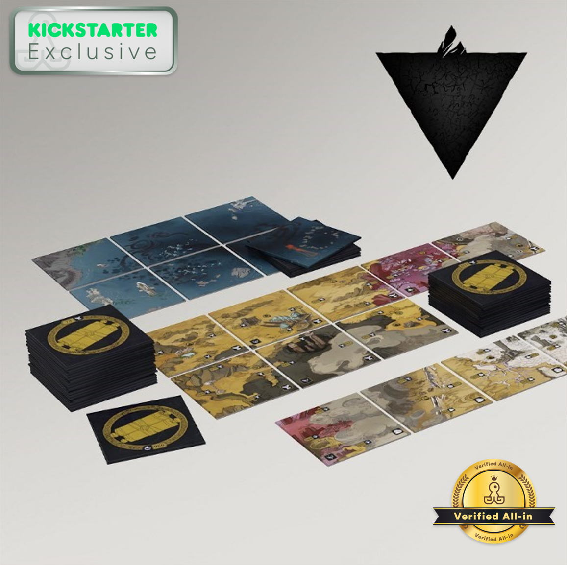 Kickstarter Exclusive Aeon Trespass Odyssey Board Game,  Illuminated Luxury Tiles Pack For Odyssey Expansions